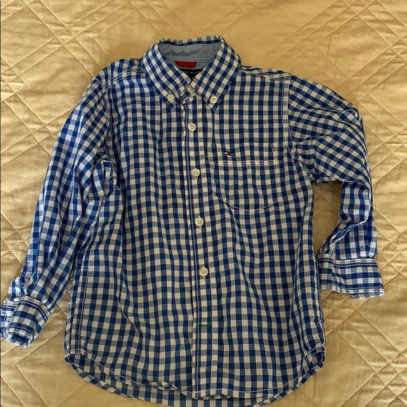 Tommy Hilfiger Other - Tommy Hildiger blue & white check shirt